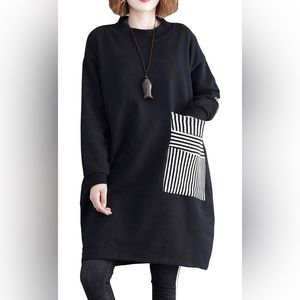 Oversized Sweatshirt Dress